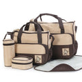 Baby Diaper Bag Suits For Mom Baby Bottle Holder Mother Mummy Stroller Maternity Nappy Bags Sets - Wabi Sabi