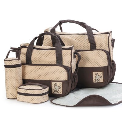Baby Diaper Bag Suits For Mom Baby Bottle Holder Mother Mummy Stroller Maternity Nappy Bags Sets - Wabi Sabi