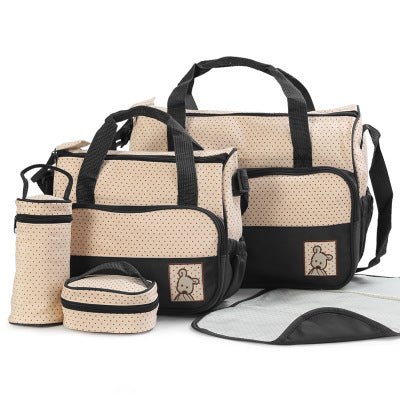 Baby Diaper Bag Suits For Mom Baby Bottle Holder Mother Mummy Stroller Maternity Nappy Bags Sets - Wabi Sabi