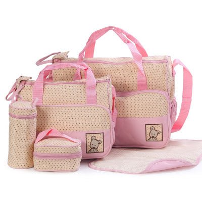 Baby Diaper Bag Suits For Mom Baby Bottle Holder Mother Mummy Stroller Maternity Nappy Bags Sets - Wabi Sabi