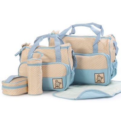 Baby Diaper Bag Suits For Mom Baby Bottle Holder Mother Mummy Stroller Maternity Nappy Bags Sets - Wabi Sabi