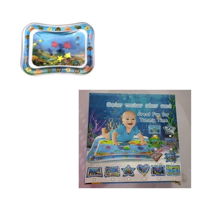 Baby Inflatable Water Mat, Infants Summer Beach Water Mat Patted Pad Water Cushion For Infants Toddlers Summer Activity Play Toys Baby Pillows Tummy Time Mat - Wabi Sabi