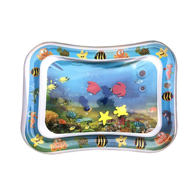 Baby Inflatable Water Mat, Infants Summer Beach Water Mat Patted Pad Water Cushion For Infants Toddlers Summer Activity Play Toys Baby Pillows Tummy Time Mat - Wabi Sabi