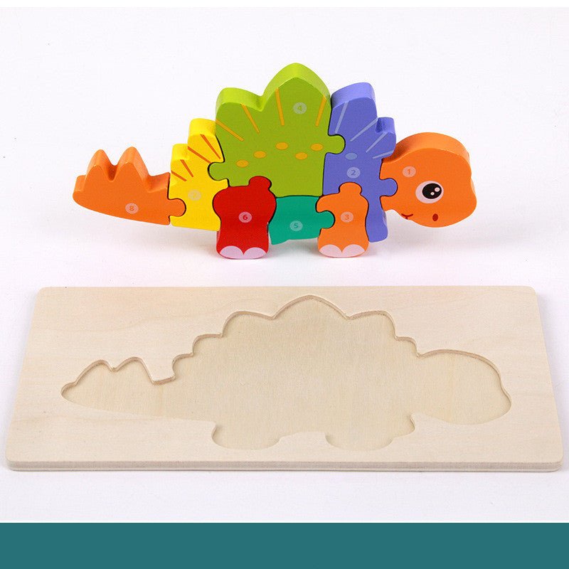 Children's Educational Toys Wooden Three - dimensional Montessori - Wabi Sabi