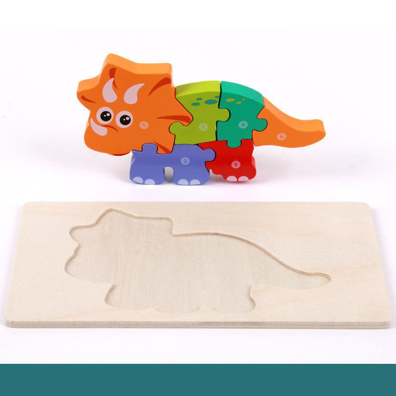 Children's Educational Toys Wooden Three - dimensional Montessori - Wabi Sabi