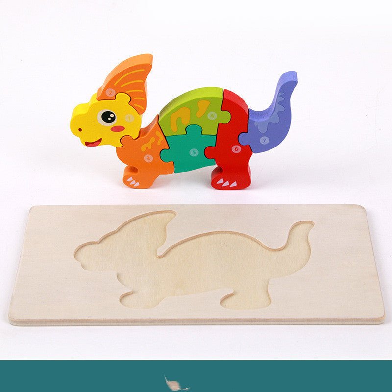 Children's Educational Toys Wooden Three - dimensional Montessori - Wabi Sabi