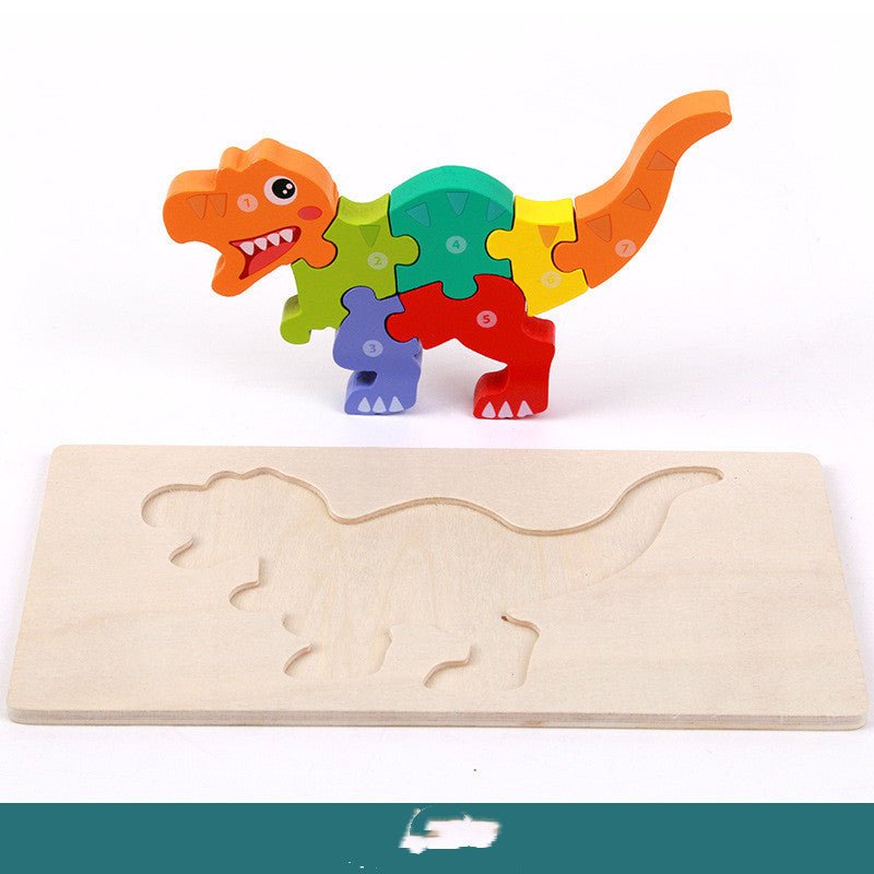 Children's Educational Toys Wooden Three - dimensional Montessori - Wabi Sabi