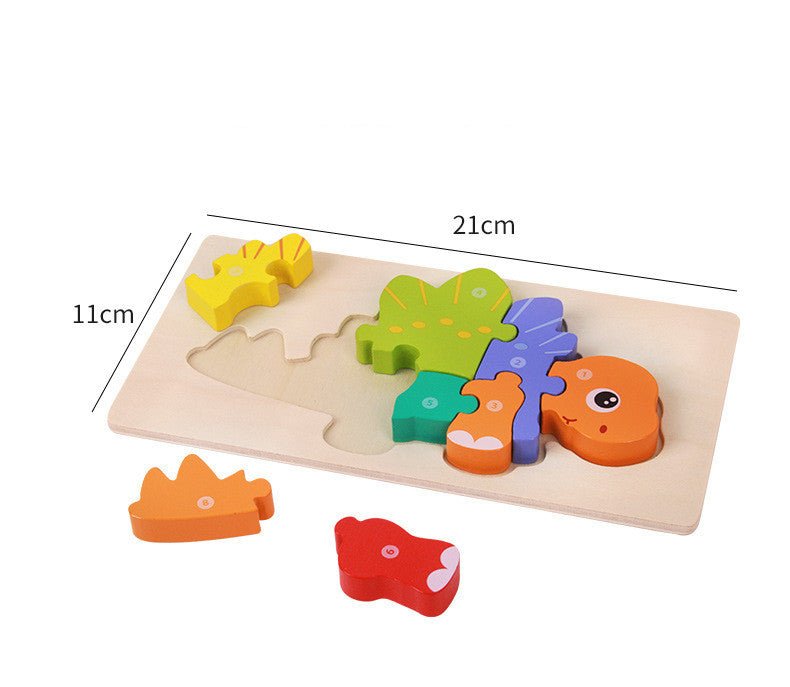 Children's Educational Toys Wooden Three - dimensional Montessori - Wabi Sabi