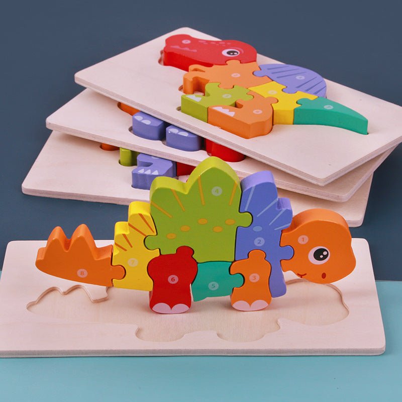 Children's Educational Toys Wooden Three - dimensional Montessori - Wabi Sabi