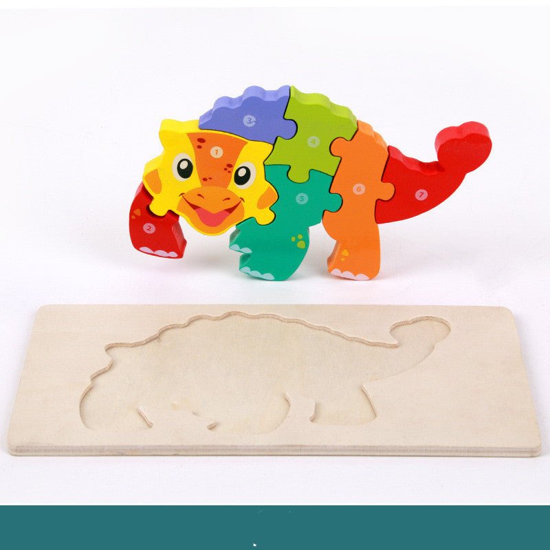 Children's Educational Toys Wooden Three - dimensional Montessori - Wabi Sabi