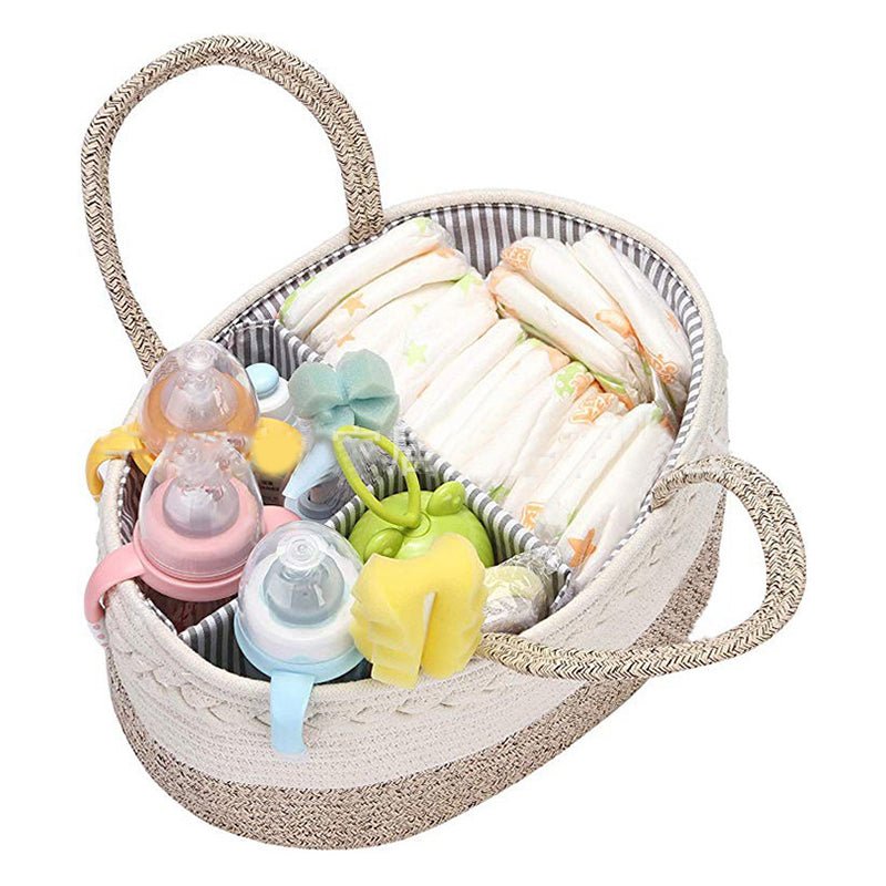 Cotton Woven Diaper Bag Diaper Bag Folding Mommy Bag - Wabi Sabi