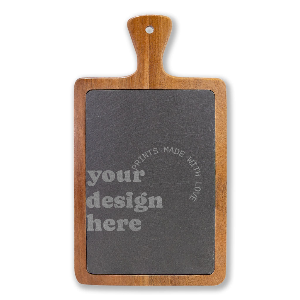 Customizable Aesthetic Charcuterie Board — Trendy Engraved Serving Platter - Wabi Sabi