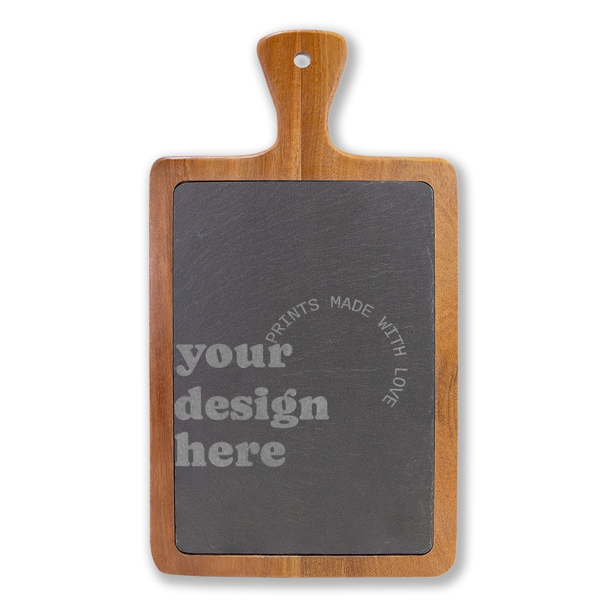 Customizable Aesthetic Charcuterie Board — Trendy Engraved Serving Platter - Wabi Sabi