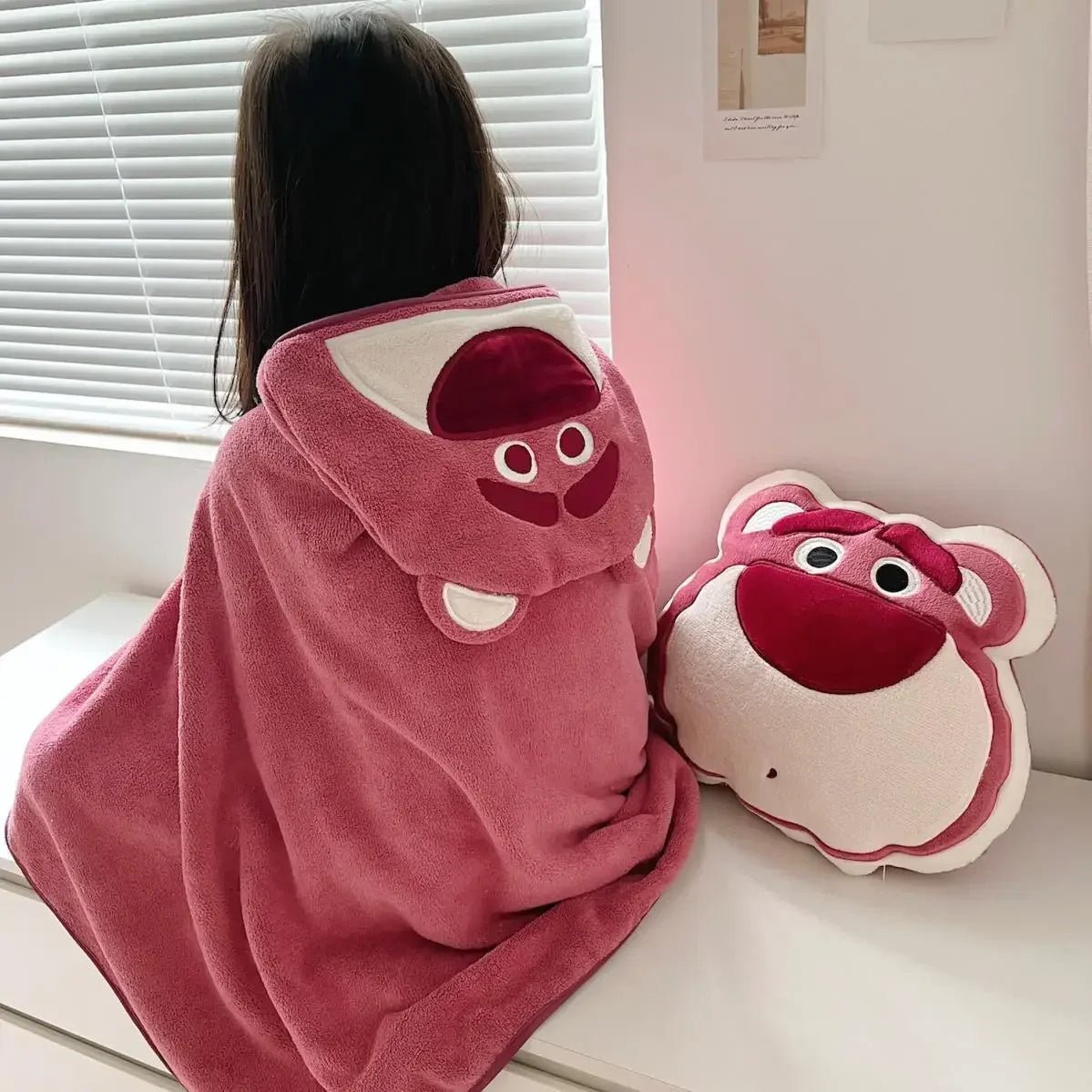 Cute Baby Hooded Bath Towel – Super Soft Absorbent Cartoon Bathrobe for Newborns & Toddlers - Wabi Sabi