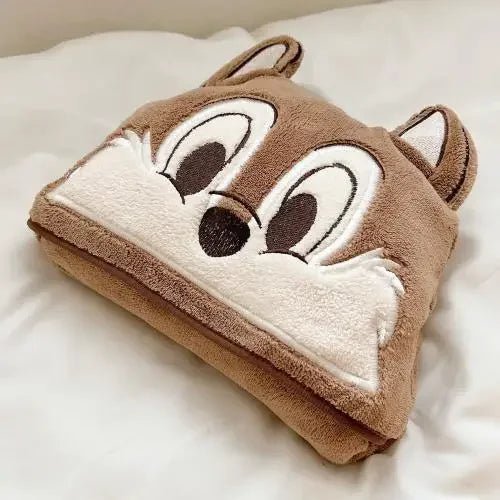 Cute Baby Hooded Bath Towel – Super Soft Absorbent Cartoon Bathrobe for Newborns & Toddlers - Wabi Sabi