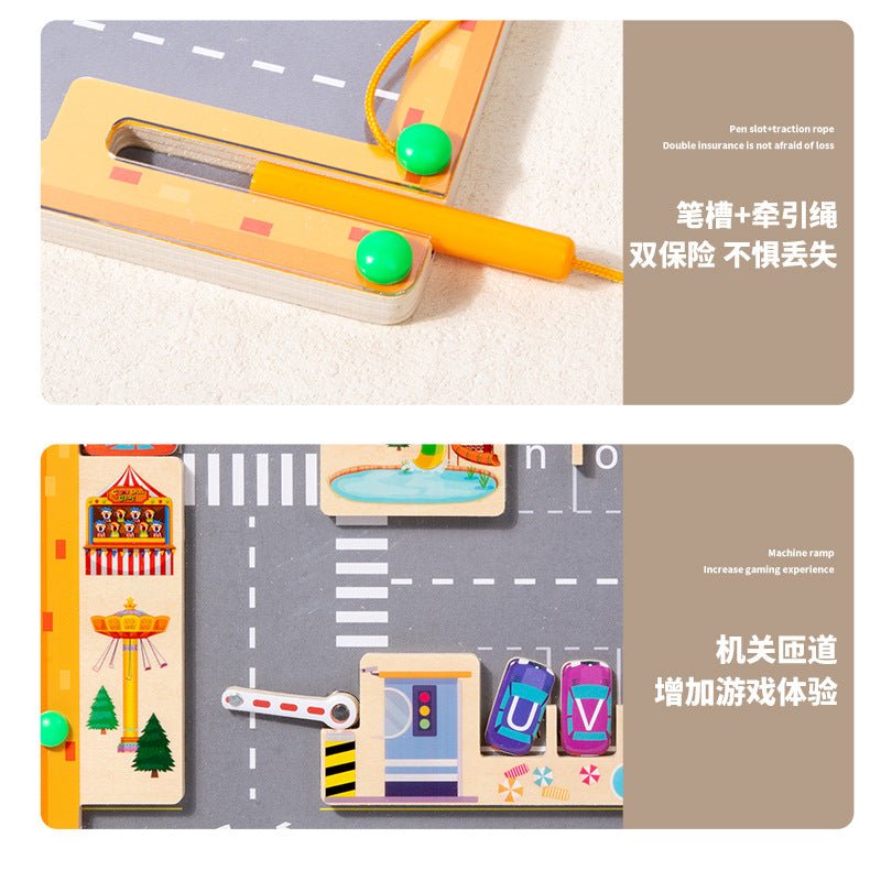 Educational Magnetic Maze Montessori Early Education Toys - Wabi Sabi