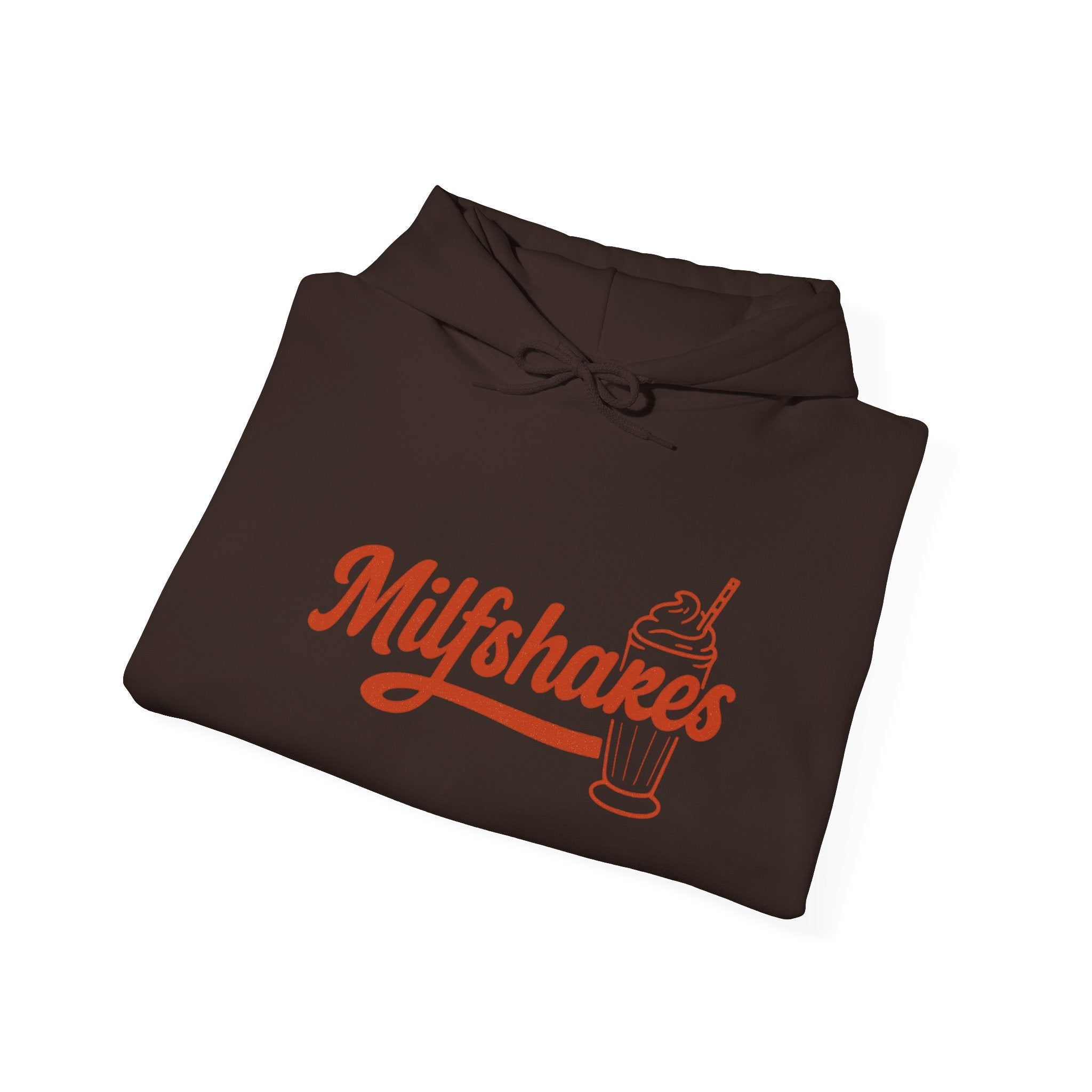 Funny 'Milfshakes' Retro Mom Hoodie — Vintage Vibe Cool Mom Sweatshirt - Wabi Sabi