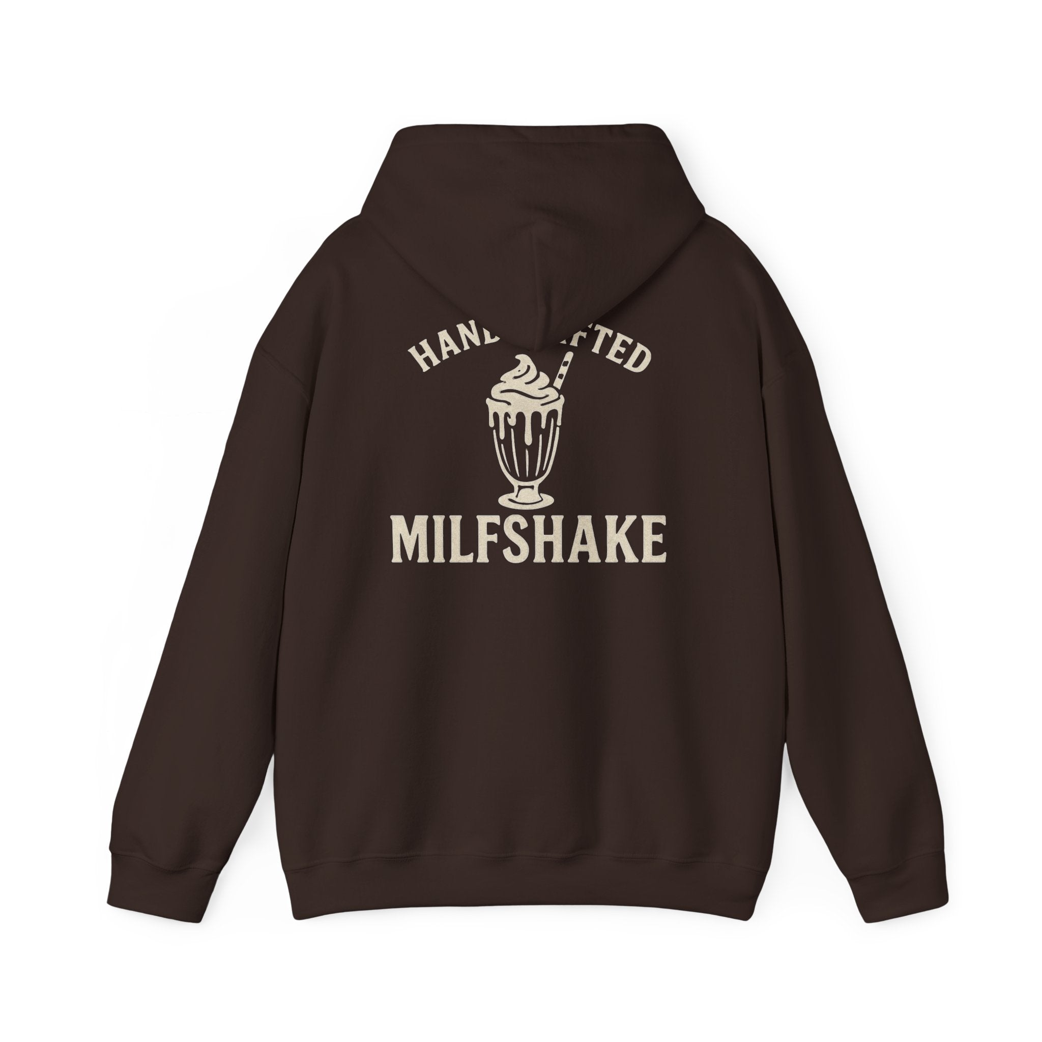 Funny 'Milfshakes' Retro Mom Hoodie — Vintage Vibe Cool Mom Sweatshirt - Wabi Sabi