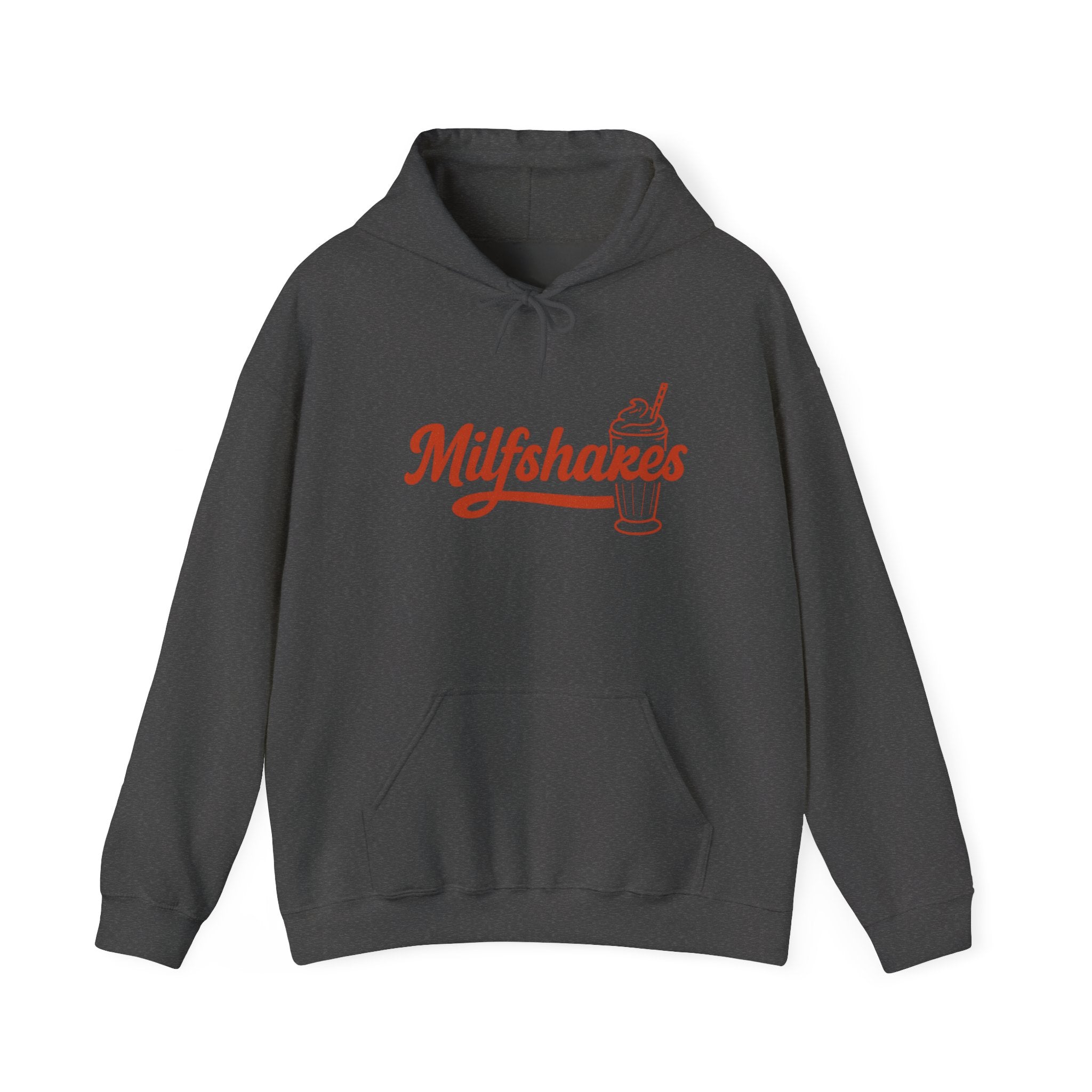 Funny 'Milfshakes' Retro Mom Hoodie — Vintage Vibe Cool Mom Sweatshirt - Wabi Sabi