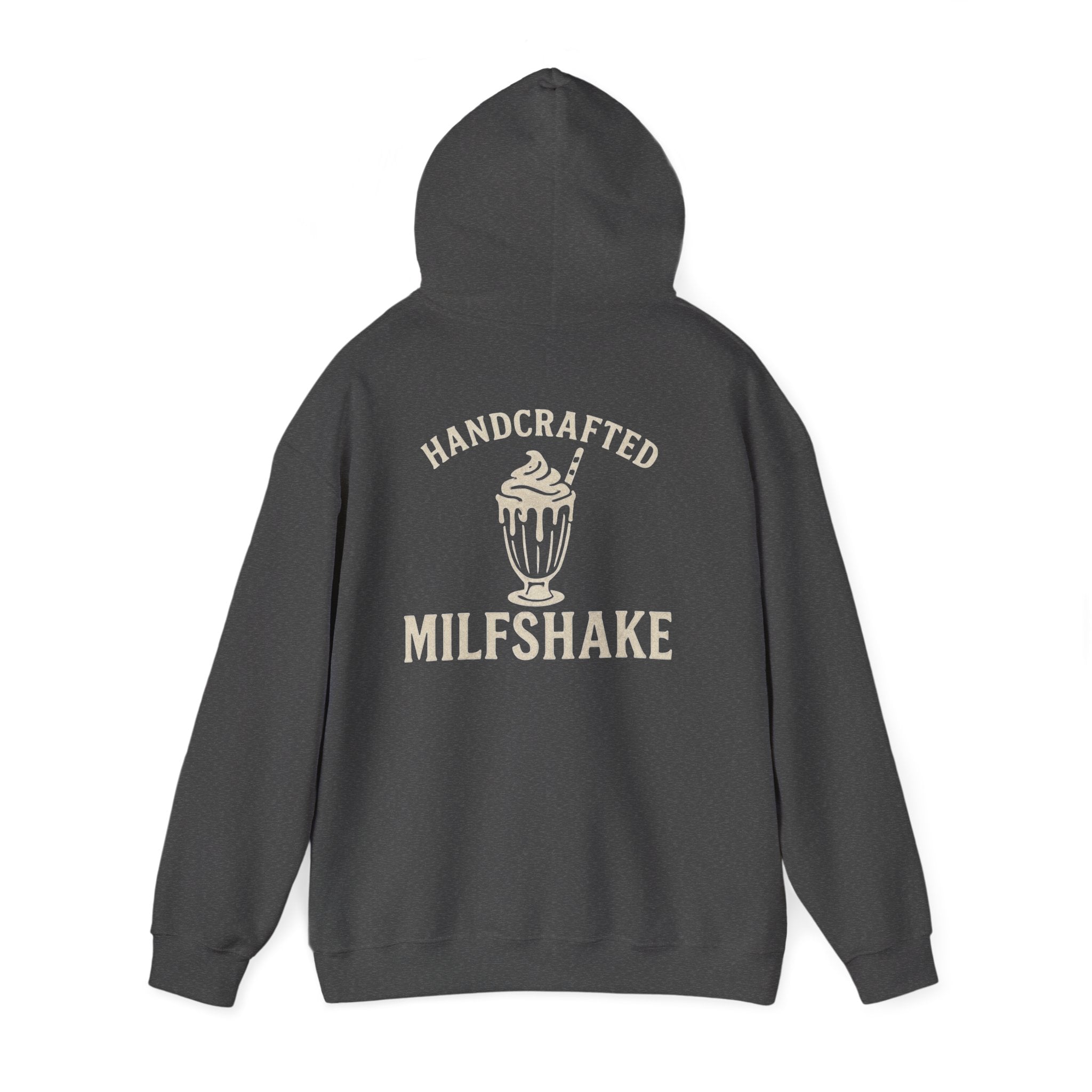 Funny 'Milfshakes' Retro Mom Hoodie — Vintage Vibe Cool Mom Sweatshirt - Wabi Sabi