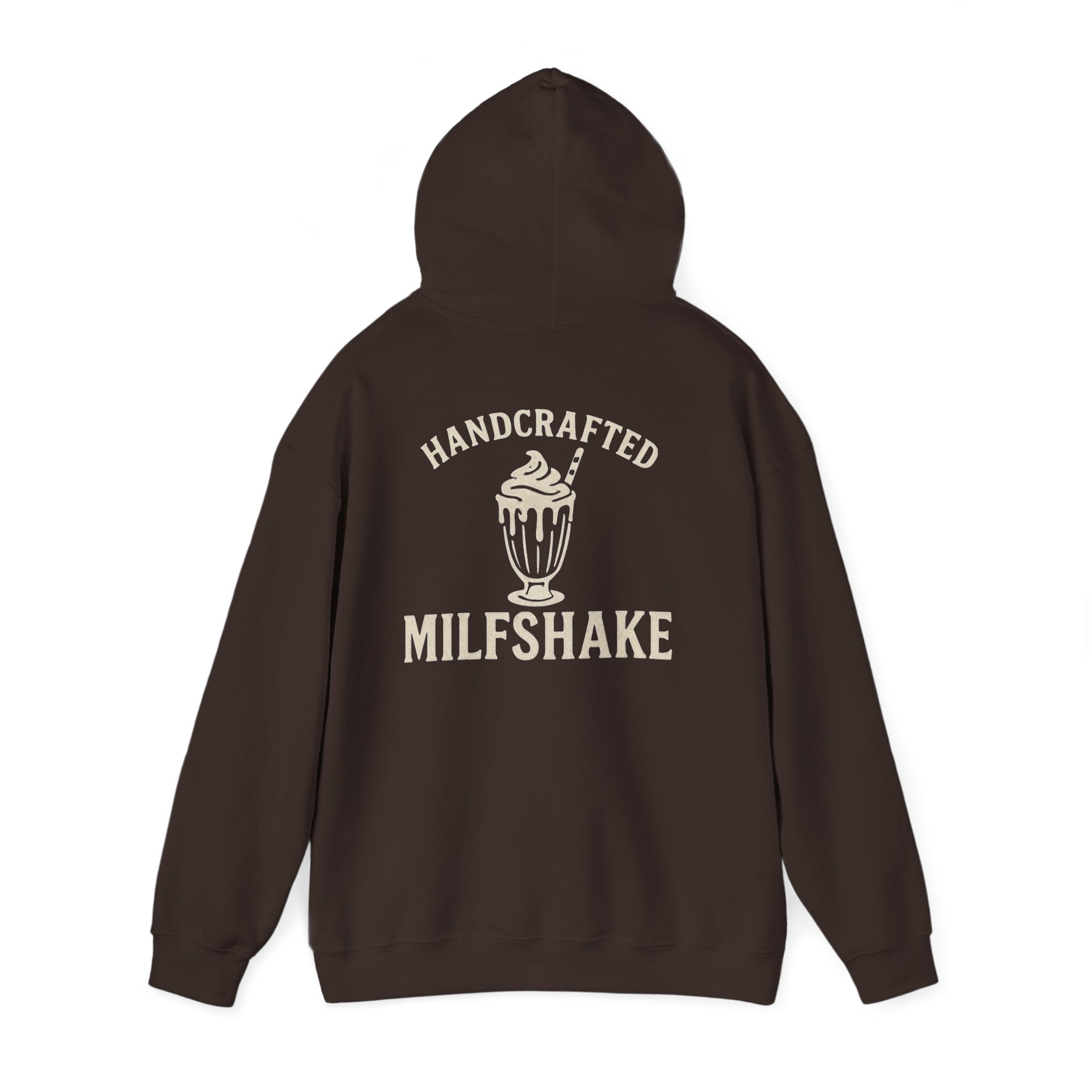 Funny 'Milfshakes' Retro Mom Hoodie — Vintage Vibe Cool Mom Sweatshirt - Wabi Sabi
