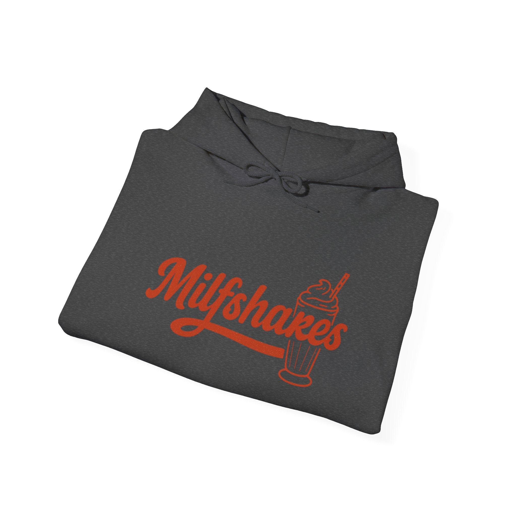 Funny 'Milfshakes' Retro Mom Hoodie — Vintage Vibe Cool Mom Sweatshirt - Wabi Sabi