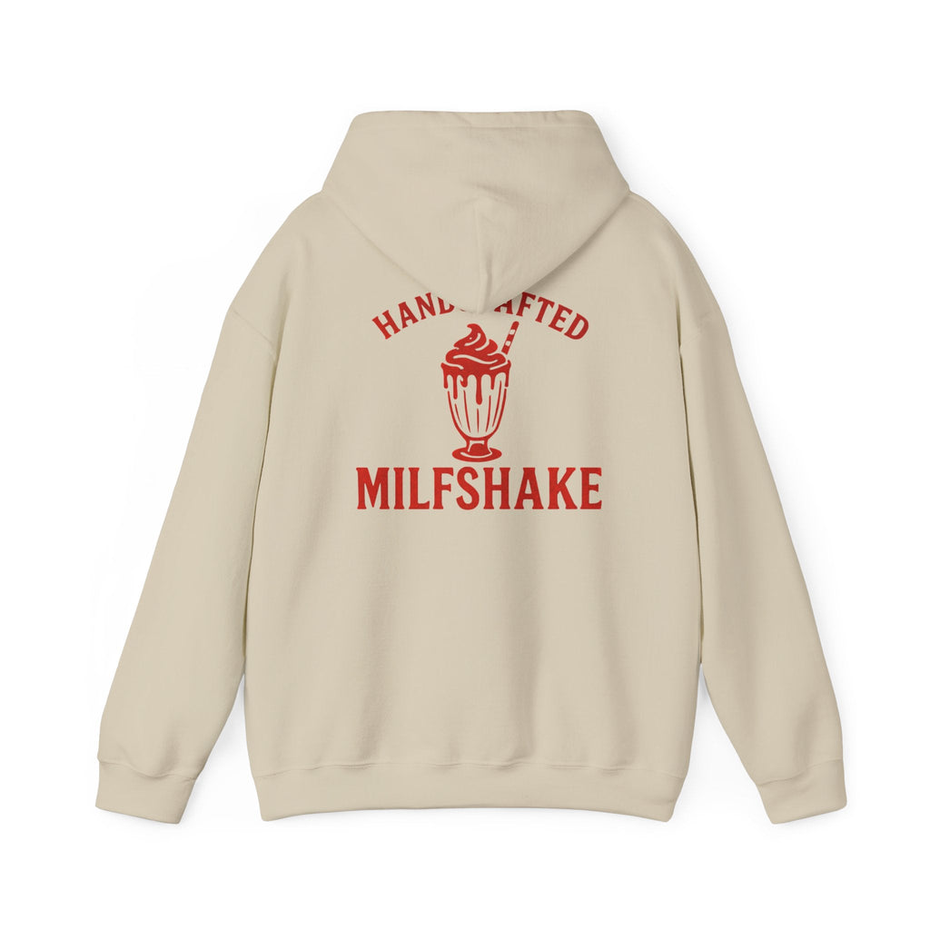 Funny 'Milfshakes' Retro Mom Hoodie — Vintage Vibe Cool Mom Sweatshirt - Wabi Sabi