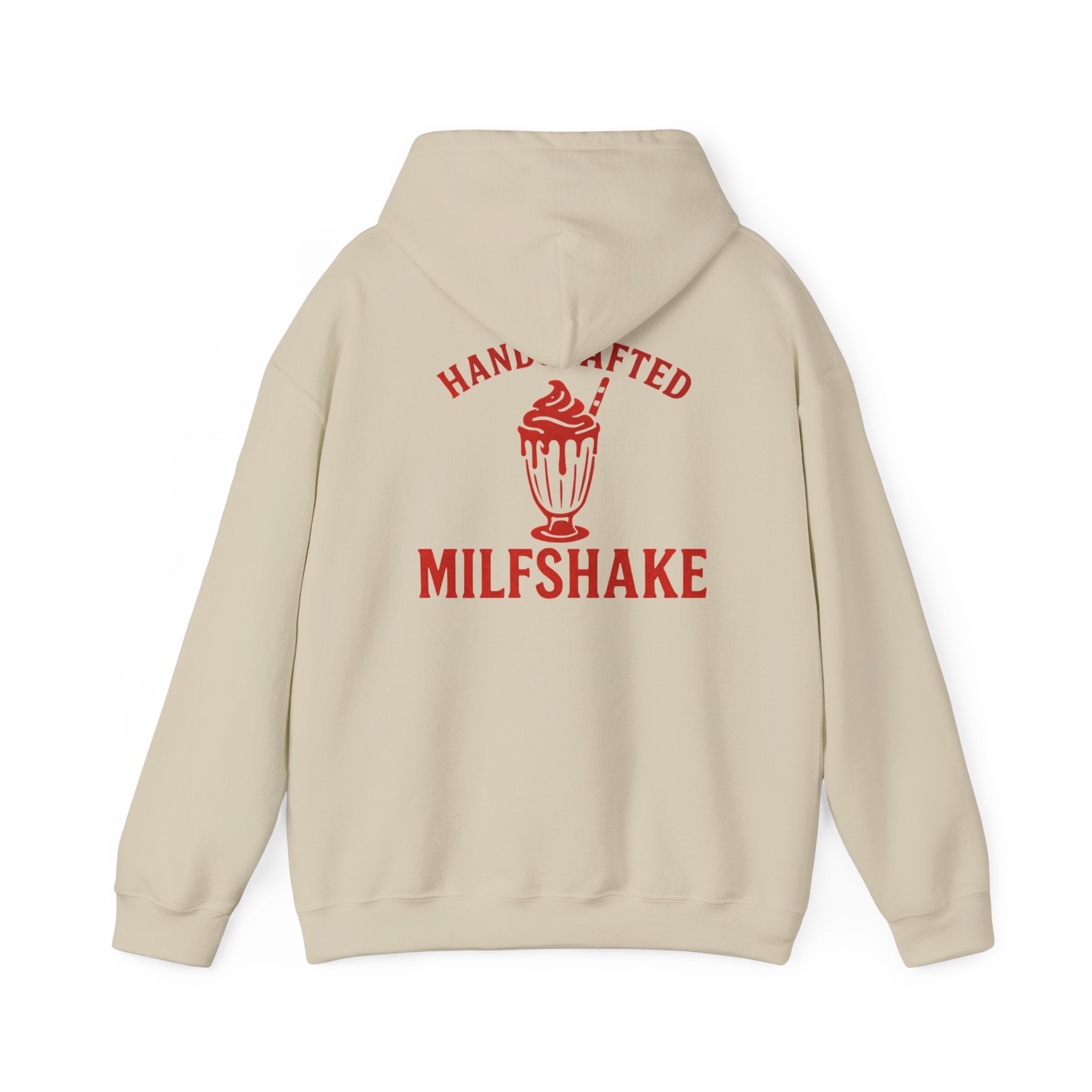 Funny 'Milfshakes' Retro Mom Hoodie — Vintage Vibe Cool Mom Sweatshirt - Wabi Sabi