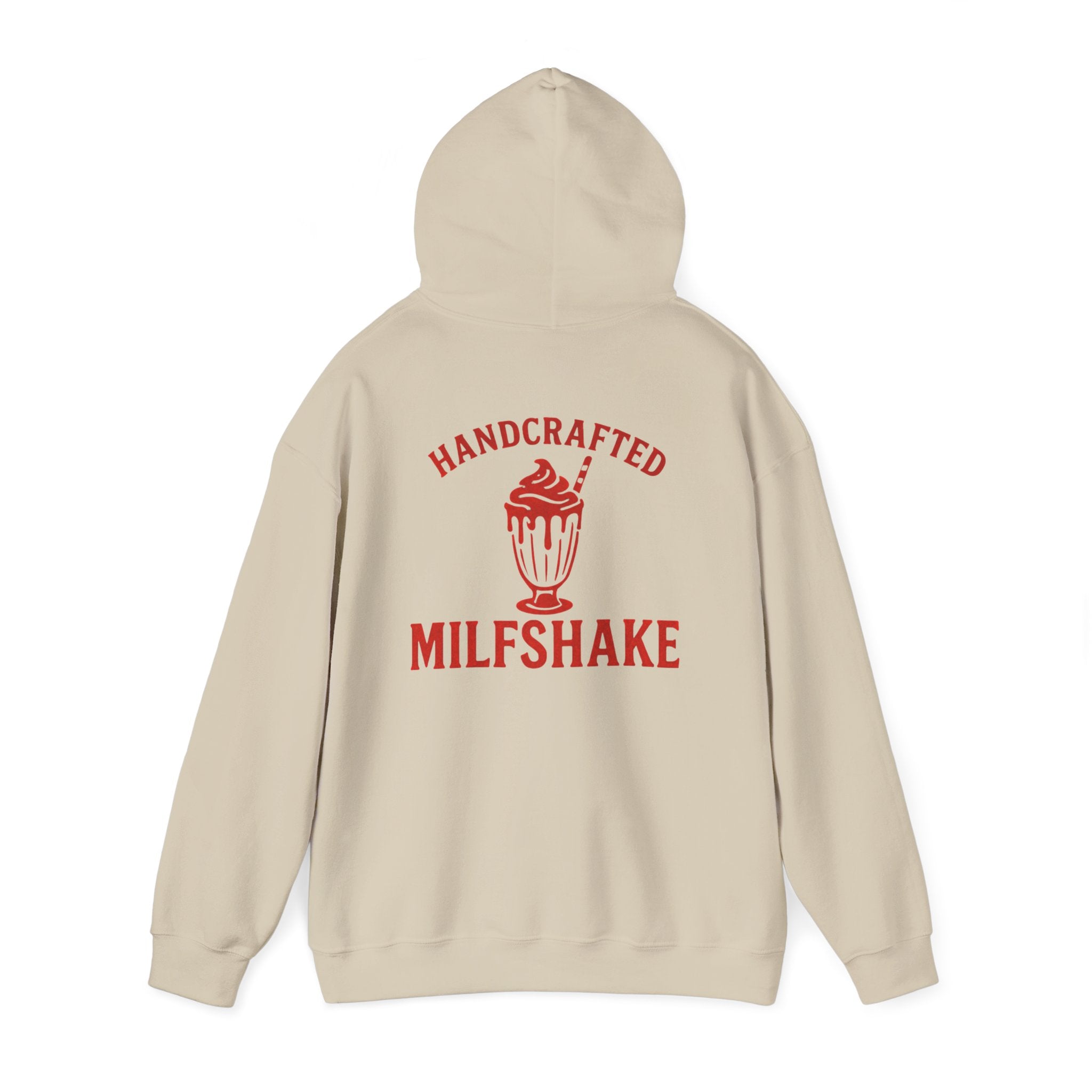 Funny 'Milfshakes' Retro Mom Hoodie — Vintage Vibe Cool Mom Sweatshirt - Wabi Sabi