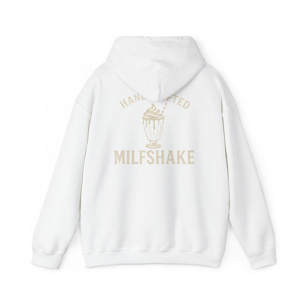 Funny 'Milfshakes' Retro Mom Hoodie — Vintage Vibe Cool Mom Sweatshirt - Wabi Sabi