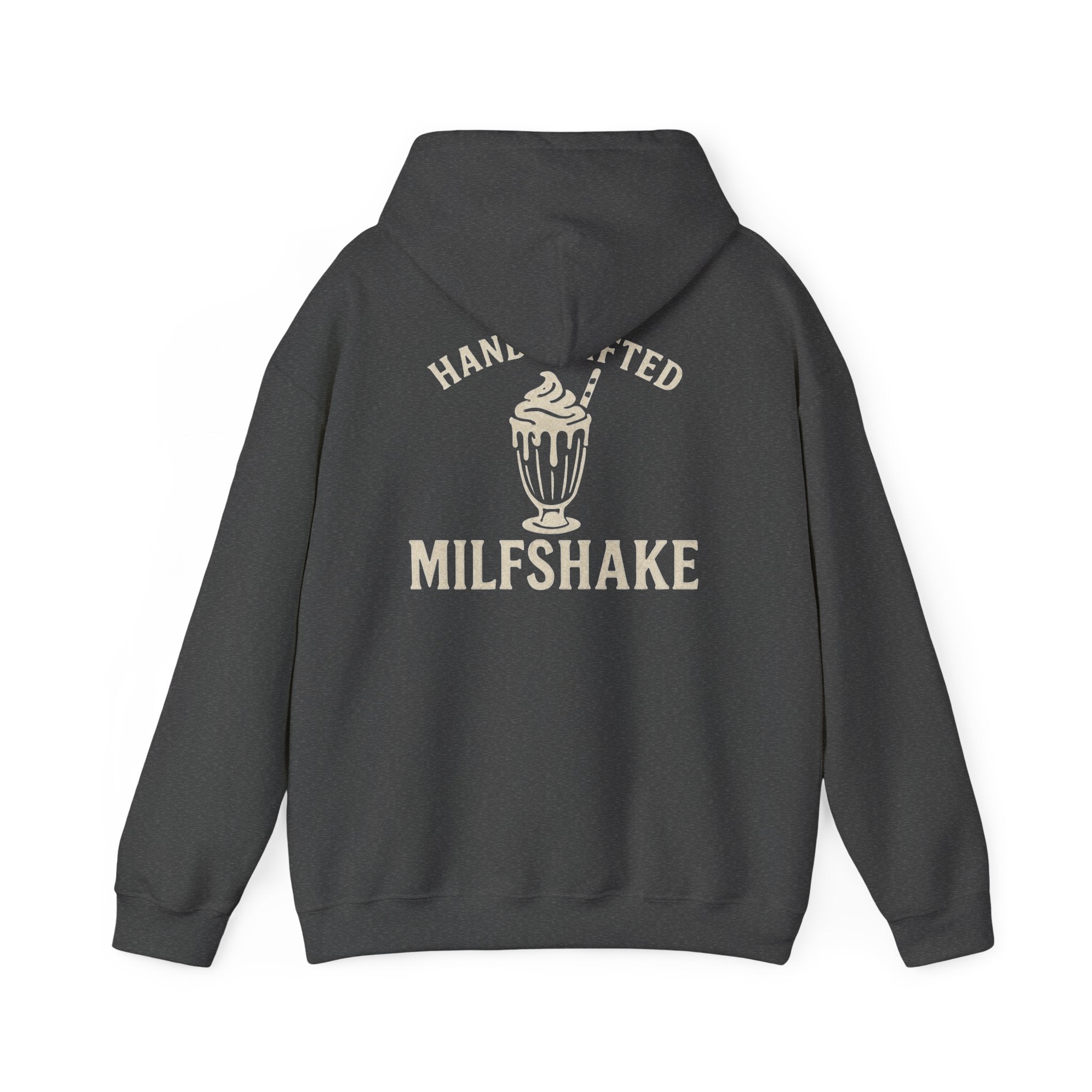 Funny 'Milfshakes' Retro Mom Hoodie — Vintage Vibe Cool Mom Sweatshirt - Wabi Sabi