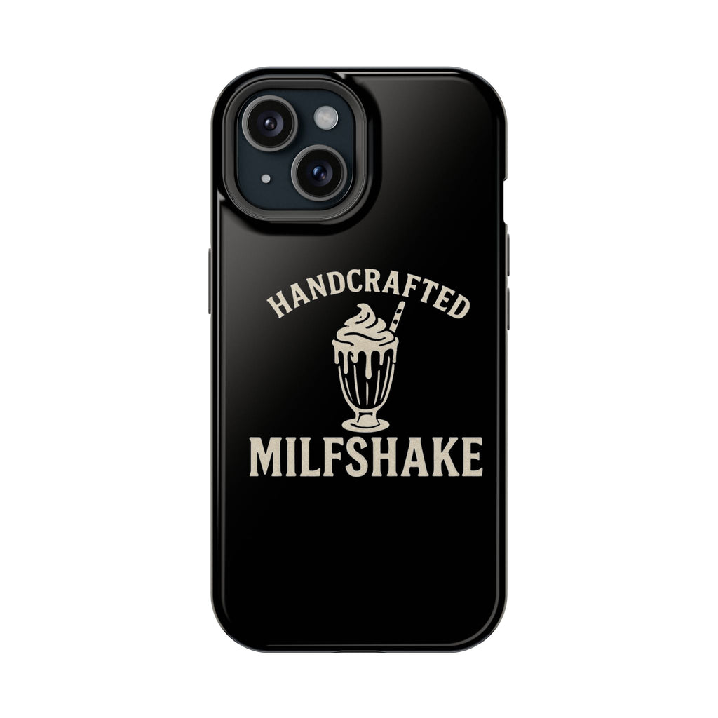 Handcrafted "Milfshakes" Magnetic Impact - Resistant Phone Case — Funny Mom Conversation Starter - Wabi Sabi