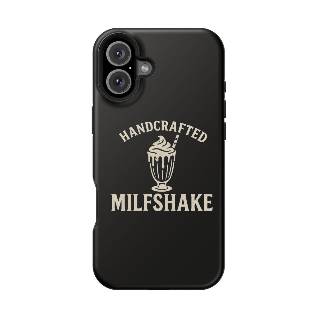 Handcrafted "Milfshakes" Magnetic Impact - Resistant Phone Case — Funny Mom Conversation Starter - Wabi Sabi