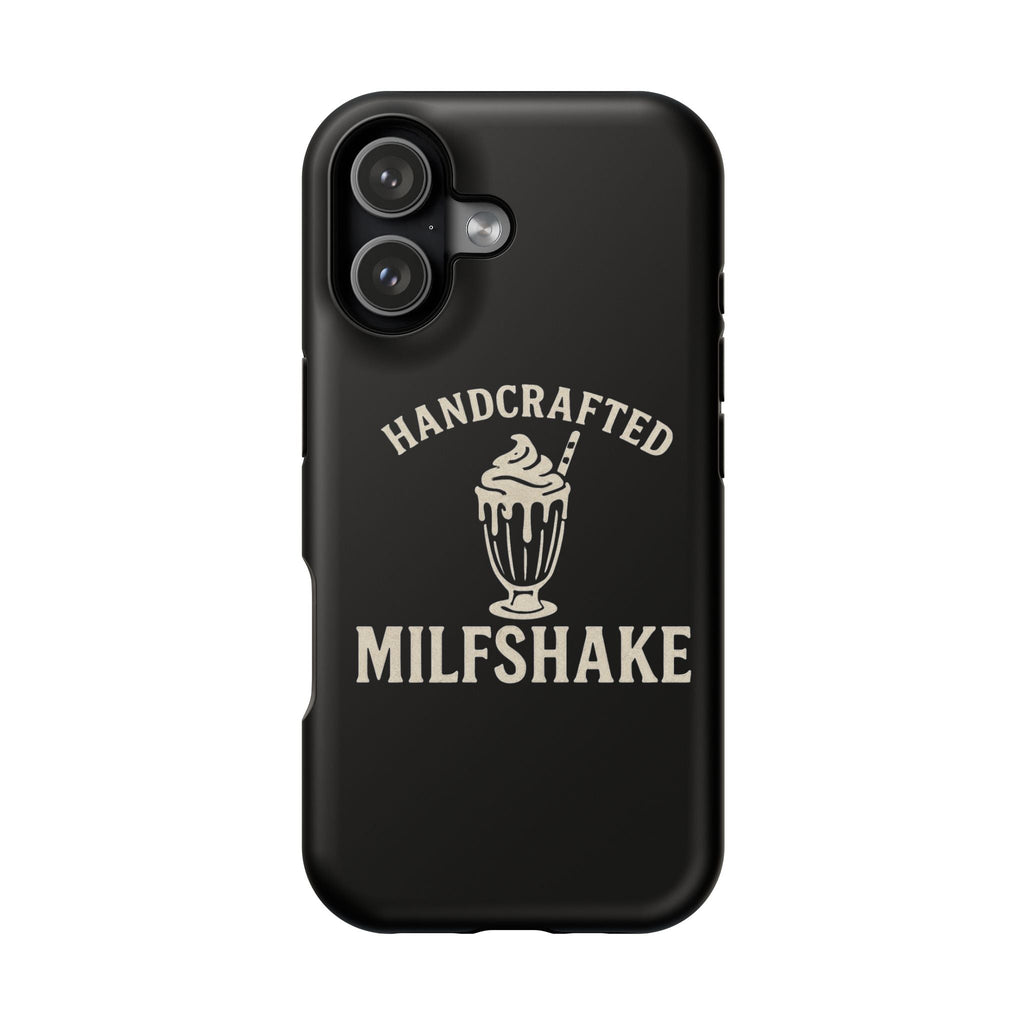 Handcrafted "Milfshakes" Magnetic Impact - Resistant Phone Case — Funny Mom Conversation Starter - Wabi Sabi