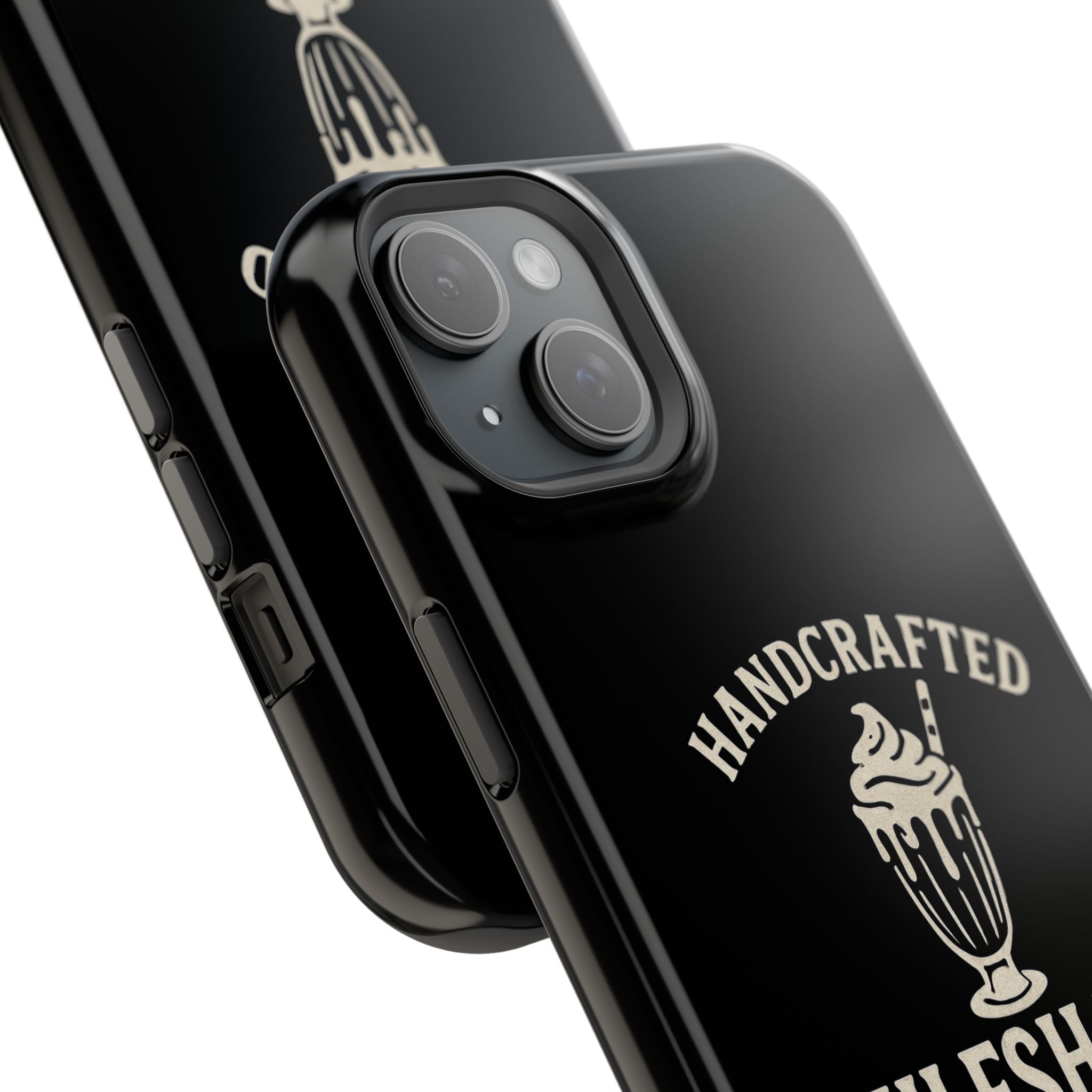 Handcrafted "Milfshakes" Magnetic Impact - Resistant Phone Case — Funny Mom Conversation Starter - Wabi Sabi