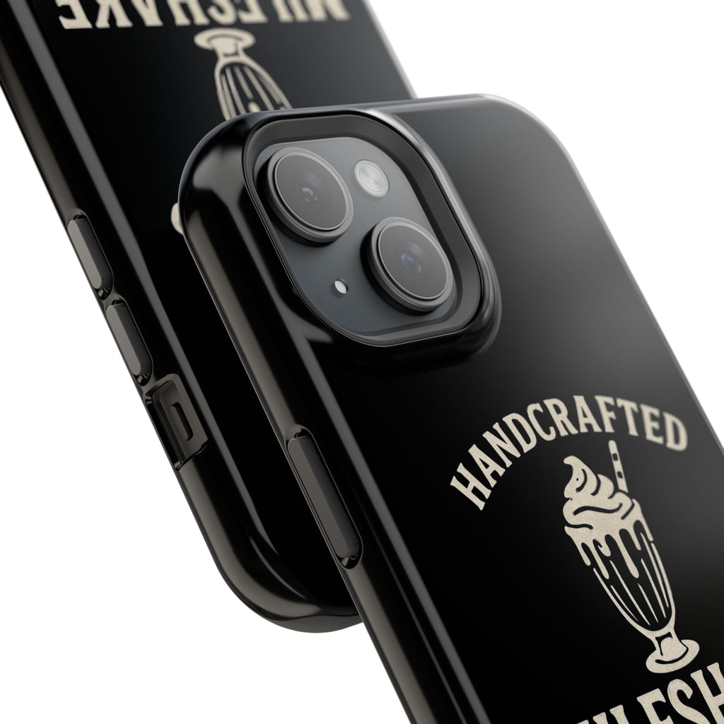 Handcrafted "Milfshakes" Magnetic Impact - Resistant Phone Case — Funny Mom Conversation Starter - Wabi Sabi