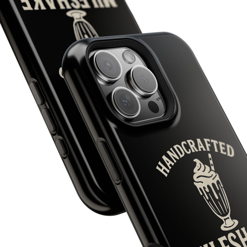 Handcrafted "Milfshakes" Magnetic Impact - Resistant Phone Case — Funny Mom Conversation Starter - Wabi Sabi
