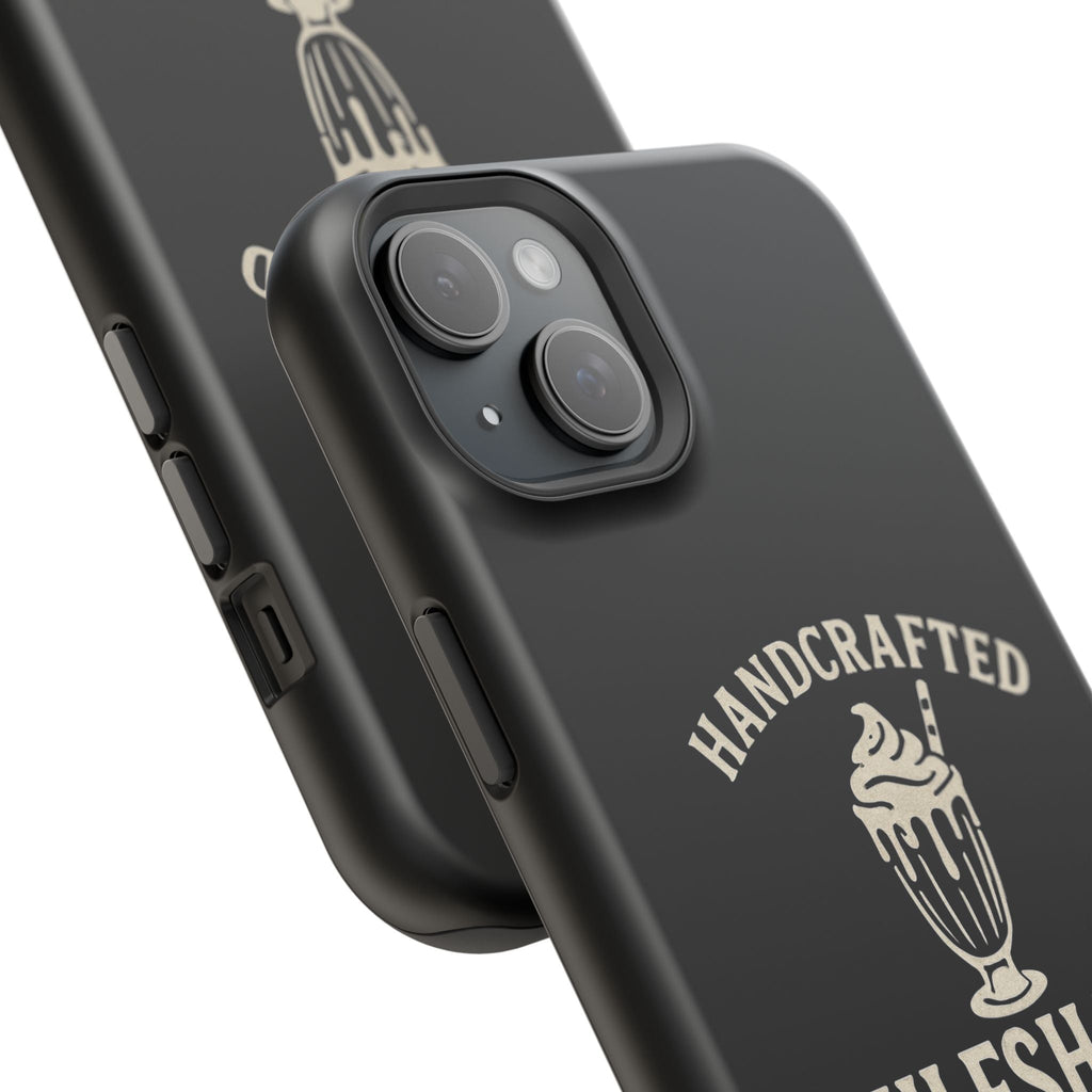 Handcrafted "Milfshakes" Magnetic Impact - Resistant Phone Case — Funny Mom Conversation Starter - Wabi Sabi