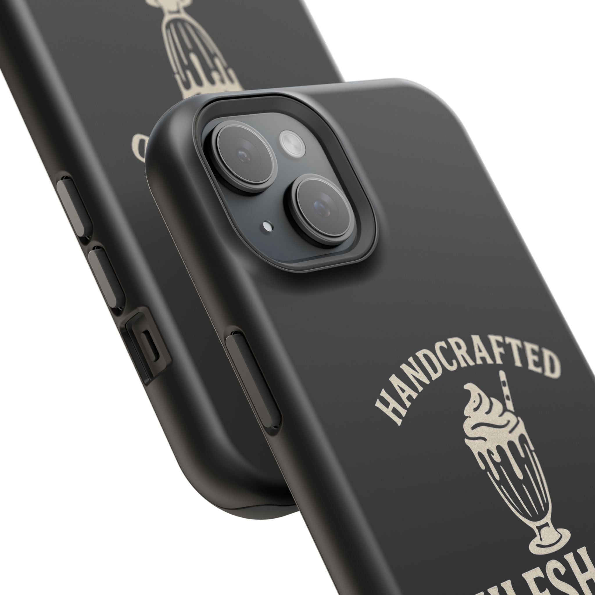 Handcrafted "Milfshakes" Magnetic Impact - Resistant Phone Case — Funny Mom Conversation Starter - Wabi Sabi