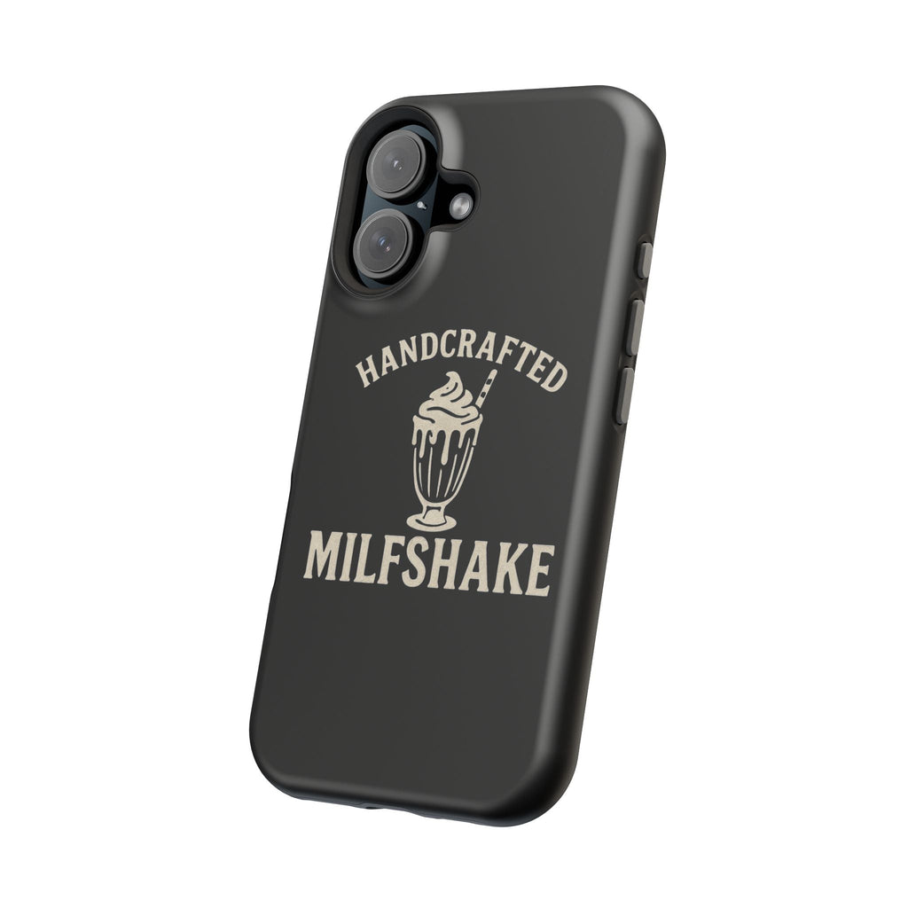 Handcrafted "Milfshakes" Magnetic Impact - Resistant Phone Case — Funny Mom Conversation Starter - Wabi Sabi