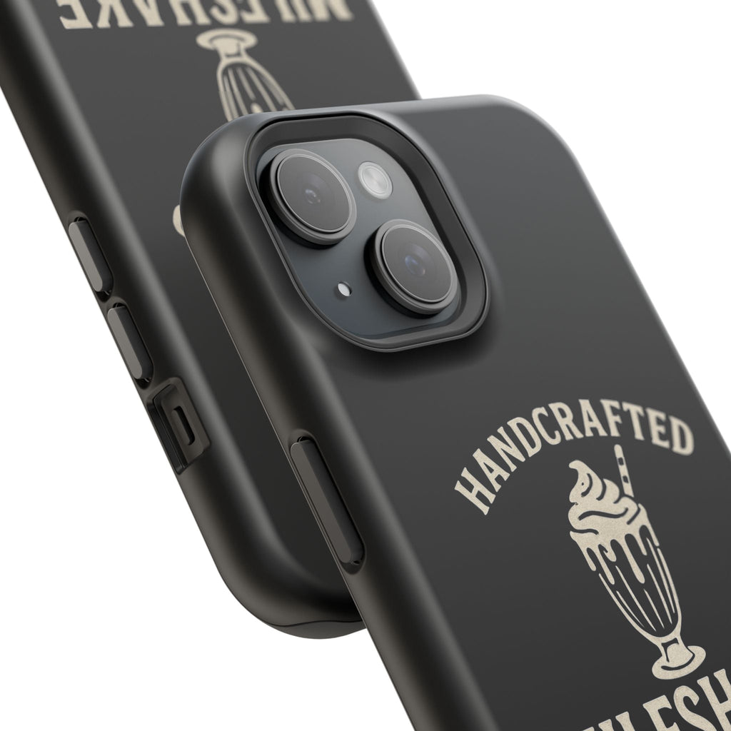 Handcrafted "Milfshakes" Magnetic Impact - Resistant Phone Case — Funny Mom Conversation Starter - Wabi Sabi