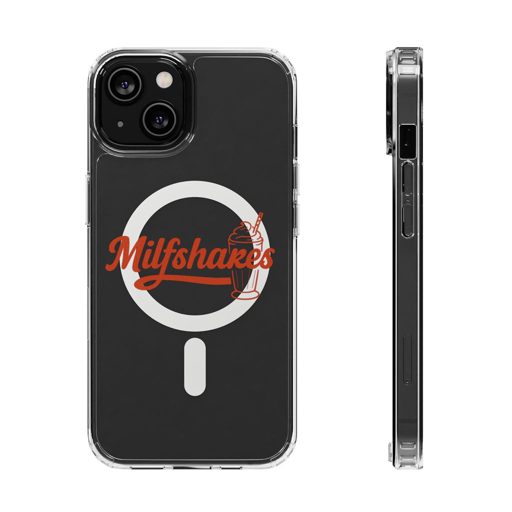 Magnetic Phone Case — "Milkshakes" Funny Quote, Clear Impact - Resistant, Trendy Viral Design - Wabi Sabi