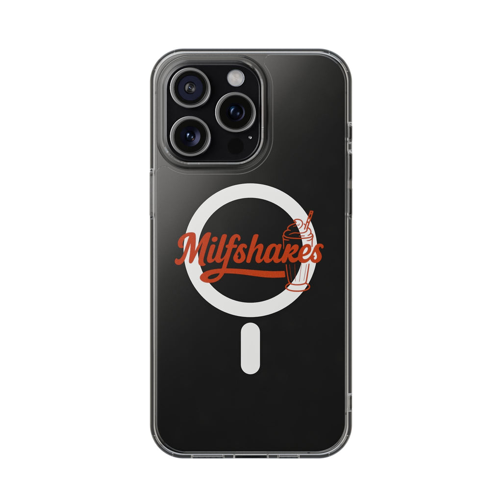 Magnetic Phone Case — "Milkshakes" Funny Quote, Clear Impact - Resistant, Trendy Viral Design - Wabi Sabi