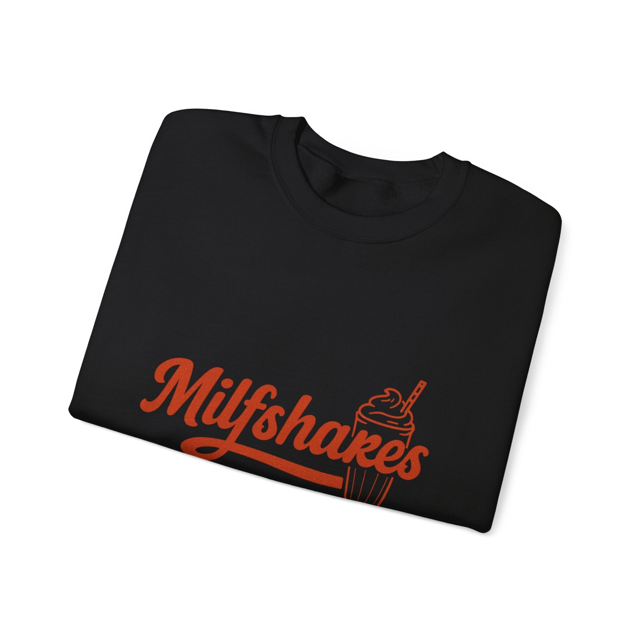 MILFshakes Funny Mom Quote Crewneck Sweatshirt — Relatable Aesthetic Mom Gift - Wabi Sabi