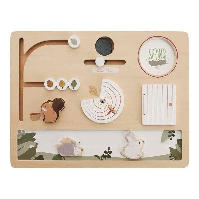 Montessori Early Education Four Seasons Cognitive Busy Board Children's Educational Toys - Wabi Sabi