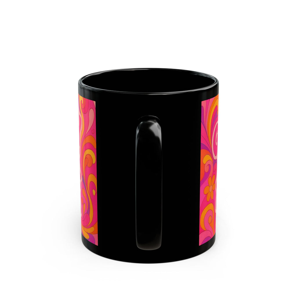 Pink Retro Groove Mug — "Got My Pink Back" 11/15oz Ceramic Coffee Cup - Wabi Sabi