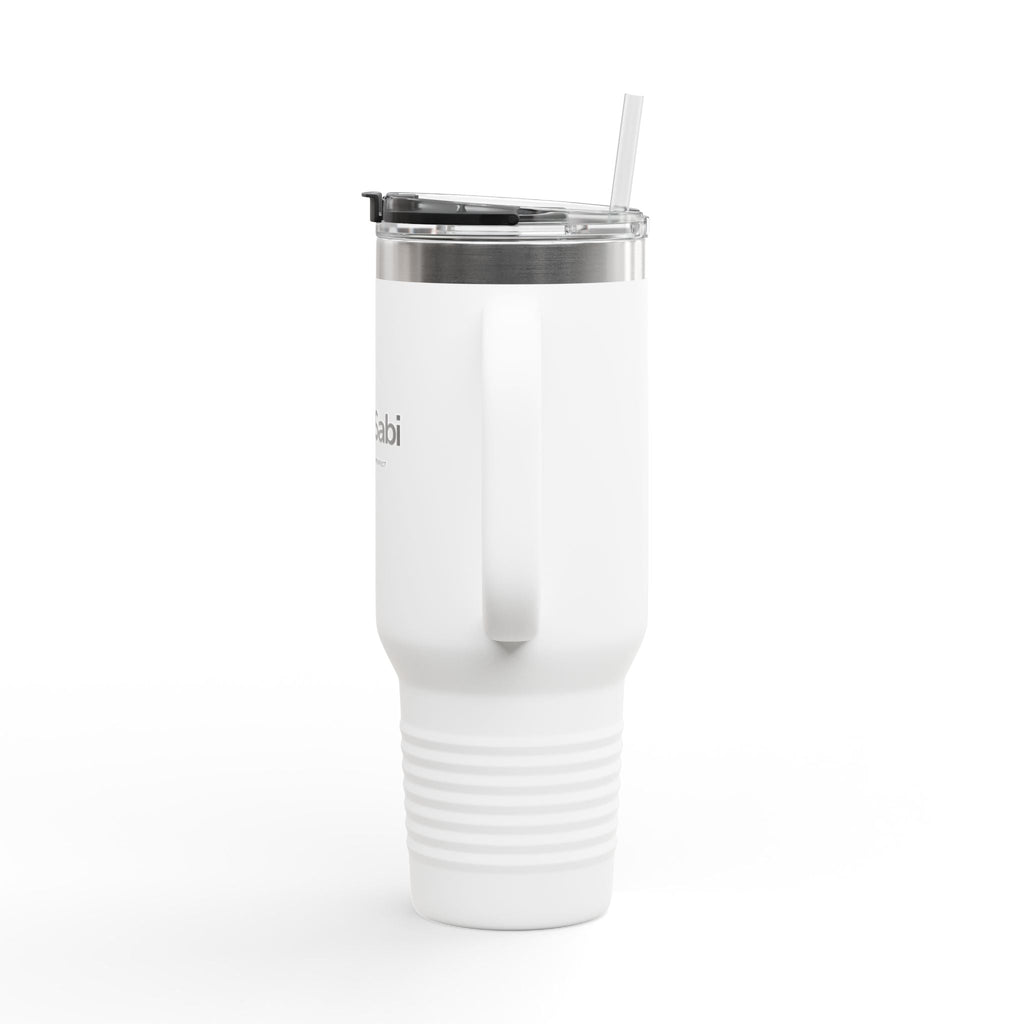 Wabi - Sabi Presence 40oz Insulated Travel Mug — Meaningful Quote, Spiritual Aesthetic - Wabi Sabi