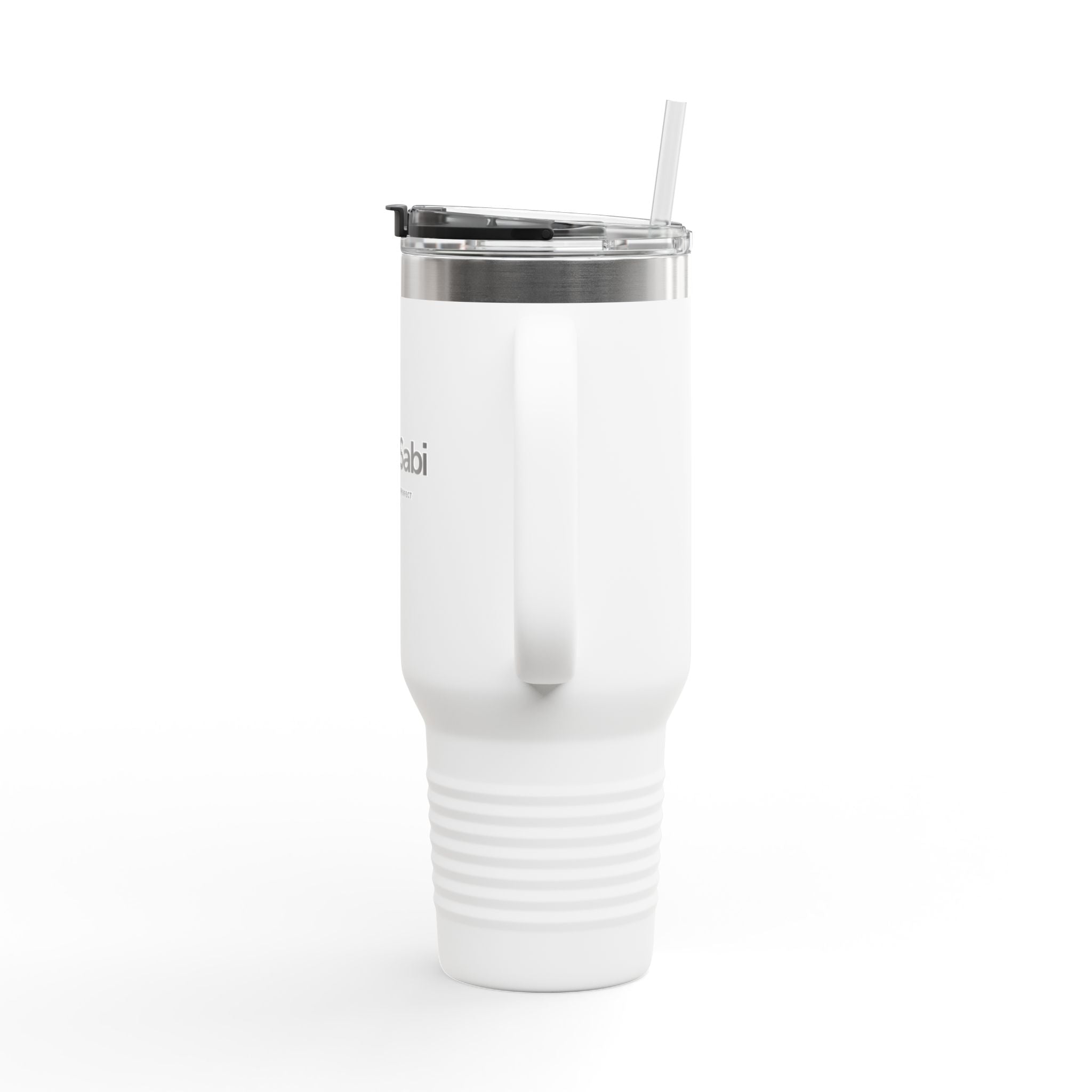 Wabi - Sabi Presence 40oz Insulated Travel Mug — Meaningful Quote, Spiritual Aesthetic - Wabi Sabi
