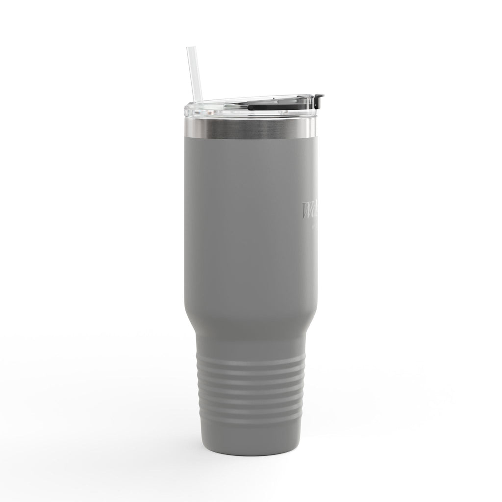 Wabi - Sabi Presence 40oz Insulated Travel Mug — Meaningful Quote, Spiritual Aesthetic - Wabi Sabi