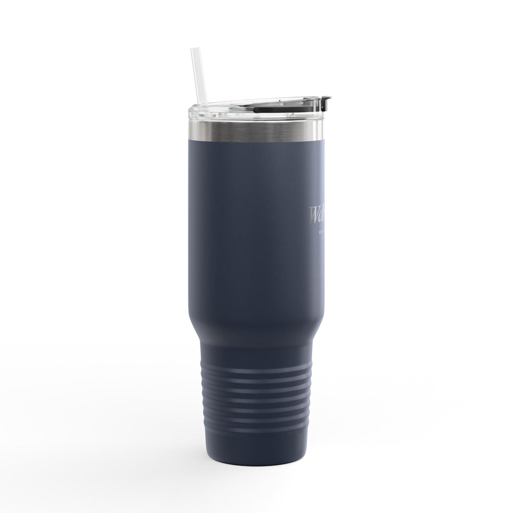 Wabi - Sabi Presence 40oz Insulated Travel Mug — Meaningful Quote, Spiritual Aesthetic - Wabi Sabi